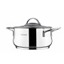 Кастрюля Ardesto BLACK MARS, стеклянная крышка, 3 л, нержавеющая сталь
