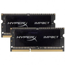 Пам'ять для ноутбука Kingston DDR3 1866 16GB KIT (8GBx2) SO-DIMM 1.35 V HyperX Impact