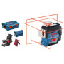 Нівелір лазерний Bosch GLL 3-80C + BM 1 + L-Boxx, 30 м, з приймачем 120 м, ± 0,2 мм