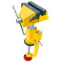 Тиски TOPEX 75 мм, шарнир для работы под углом 45', поворот 360'