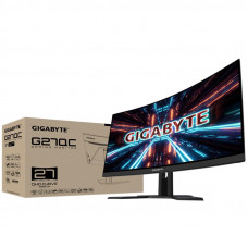 Монитор LCD GIGABYTE 27" G27QC, 2xHDMI, 2xUSB3.0, DP, MM, VA, 2560x1440, Curved (1500R), 165Hz, 1ms, DCI-P3 92%, HDR, FreeSync