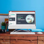 ПК-моноблок HP All-in-One 21.5 FHD IPS AG Touch / Intel Pentim J5040/4/1000/ODD / int / kbm / W10 / White