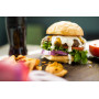 Гриль George Foreman 25800-56 Fit Grill Small, 760 Вт, антипригар. покриття, піддон для жиру, чорний