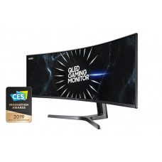 Монитор CURVED GAMING QLED LCD Samsung 48.9" C49RG90 DualQHD 4ms, 2xDP, HDMI, VA, USB, 120Hz, 32:9