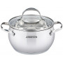 Кастрюля Ardesto Gemini Vittoria, стеклянная крышка, 3.0 л, нержавеющая сталь