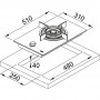 Газова варильна поверхня Franke FHCR 301 1TC HE BK C