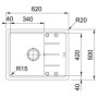 Кухонна мийка Franke Basis BFG 611-62 (114.0272.599) білий