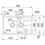 Кухонная мойка Franke Basis BFG 651-78 (114.0272.634) сахара