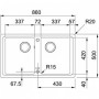 Кухонна мийка Franke Basis BFG 620 (114.0363.940) онікс