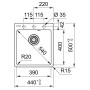Кухонная мойка Franke Centro CNG 610-39 (114.0630.403) оникс