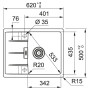 Кухонна мийка Franke Centro CNG 611-62 (114.0630.417) білий