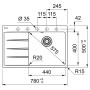 Кухонна мийка Franke Centro CNG 611-78 TL (114.0630.465) білий