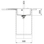 Кухонна мийка Franke Centro CNG 611-78 TL (114.0630.474) чорний матовий
