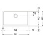 Кухонна мийка Franke KUBUS KBG 110-70 (125.0499.007)