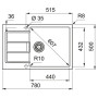 Кухонна мийка Franke Sirius 2.0 S2D 611-78 XL (143.0621.338) білий