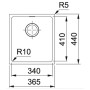 Кухонна мийка Franke Sirius SID 110-34 (144.0649.546) сірий