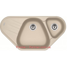 Кухонная мойка Franke Antea AZG 661-E (114.0499.209) гранитная - врезная - угловая - цвет Сахара