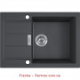 Кухонная мойка Franke Sirius 2.0 S2D 611-62 Slim (143.0631.535) из тектонайта - врезная - оборотная - цвет Чёрный (2 отверстия)