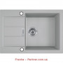 Кухонная мойка Franke Sirius 2.0 S2D 611-62 Slim (143.0631.682) из тектонайта - врезная - оборотная - цвет Серый камень (2 отверстия)
