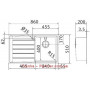 Кухонна мийка Franke Neptune Plus NPX 611 (101.0068.360) нержавіюча сталь-врізна-полірована