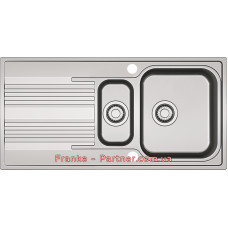Кухонная мойка Franke Smart SRX 651 (101.0368.322) нержавеющая сталь - врезная - оборотная - полированная