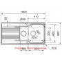 Кухонная мойка Franke Smart SRX 651 (101.0368.322) нержавеющая сталь - врезная - оборотная - полированная