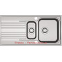 Кухонная мойка Franke Smart SRL 651 (101.0368.326) нержавеющая сталь - врезная - оборотная - декорированная