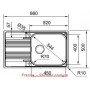 Кухонная мойка Franke Smart SRX 611-86 XL (101.0456.705) нержавеющая сталь - врезная - оборотная - полированная
