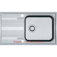 Кухонная мойка Franke Smart SRL 611-86 XL (101.0456.706) нержавеющая сталь - врезная - оборотная - декорированая