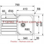 Кухонна мийка Franke Spark SKL 611-79 (101.0598.809) нержавіюча сталь-врізна-оборотна-декорована