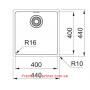 Кухонная мойка Franke Maris MRX 110-40 (122.0598.646) нержавеющая сталь - монтаж под столешницу - полированная