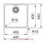 Кухонна мийка Franke Maris MRX 210-40 (127.0543.997/127.0598.745) нержавіюча сталь - монтаж врізний, в рівень або під стільницю-полірована