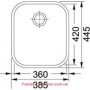 Кухонна мийка Franke Zodiaco ZOX 110-36 (122.0021.441) нержавіюча сталь - монтаж під стільницю - полірована