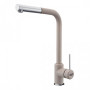 Змішувач кухонний Franke Sirius Side Pull-Out (115.0476.822) хром / бежевий