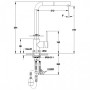 Змішувач кухонний Franke Sirius Side Pull-Out (115.0476.823) хром / Графіт