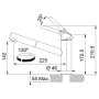 Смеситель кухонный Franke Orbit Pull Out (115.0623.134) графит