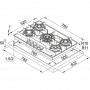 Газова варильна поверхня Franke FHFS 785 4G TC HE CH C