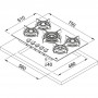 Газова варильна поверхня Franke FHCR 755 4G TC HE BK C
