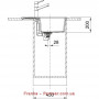 Кухонная мойка Franke Sirius 2.0 S2D 611-62 Slim (143.0631.681) из тектонайта - врезная - оборотная - цвет Белый (2 отверстия)