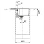 Кухонная мойка Franke Urban UBG 611-62 (114.0574.955) серый камень