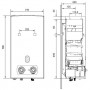 Газовый проточный водонагреватель Bosch Therm 2000 O W 10 KB автоматический розжиг от батареек