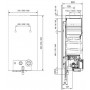 Газовый проточный водонагреватель Bosch Therm 4000 O WR 10-2 B автоматический розжиг от батареек