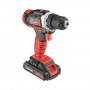 Дриль-шуруповерт акумуляторна Li-Ion 18 в, 25 Nm, 0-400 / 0-1500 об / хв, 2x2.0 Ач INTERTOOL WT-0314